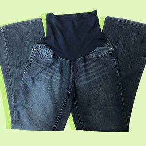 EUC Oh Baby Motherhood Maternity Boot Cut Jeans M